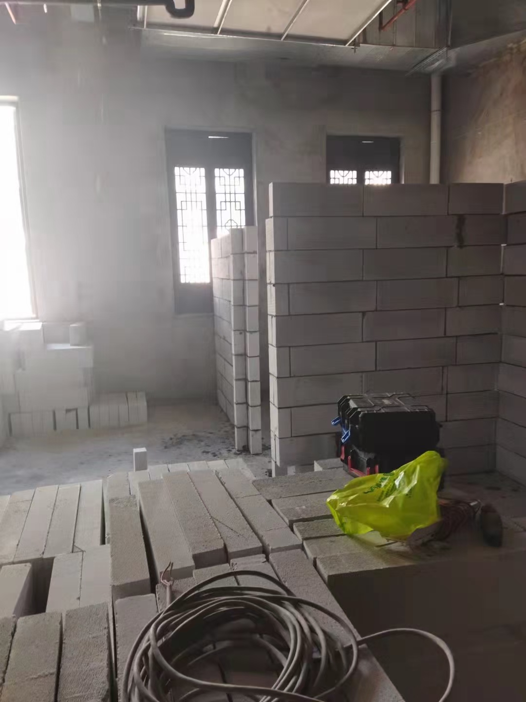 厂房轻质砖隔墙分区